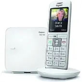 Gigaset Festnetztelefon CL660, Farbe: Weiß, Farbdisplay, 400 Kontakte, Freisprecheinrichtung