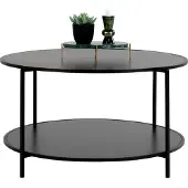 House Nordic Couchtisch >Vita< in Schwarz, Melamin - 80x45x80cm (BxHxT)