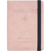 Baellerry Simple Travel WALLET - Rosa für Reisepass und Dokumente KP35766