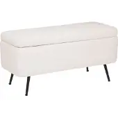 Zesso Eazy Living Hocker Baron Weiß Teddy