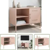 The Living Store TV-Schrank Rosa 68x39x50,5 cm Stahl
