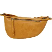 Cinque Leder Schultertasche Umhängetasche Felicia Shoulder bag Cognac dunkelgelb