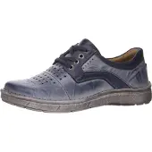 Krisbut Schnürhalbschuhe bequem in blau, Gr. 41