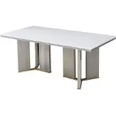 AEA Esstisch Esszimmer Designer Polster Luxus Tisch Tische 200x100cm Esstische Leder