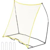 Zerbaco Fußball-Rebounder Tragbares Fußball-Trainernetz Tragbare Tasche 7x7 Fuß