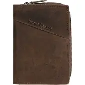Bruno Banani Geldbörse , Damen, braun (cognac), Leder, unifarben, Kleinlederwaren Geldbörse, echt Leder