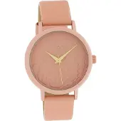 Oozoo Leder Damen Uhr C10604 Analog Quarzuhr Armband orange Timepieces D2UOC10604
