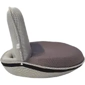 Generic Rebecca Mobili Meditationsstuhl mit Polsterung, faltbar aus grauem Polyester