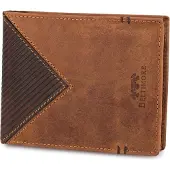 Beltimore Klassische Herrenlederbrieftasche RFID Braun