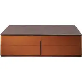 AEA Wohnzimmer Couchtisch Orange Luxus Material Holz Stil Moderne Tische