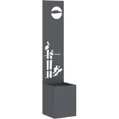Syfax Garten Sichtschutz-Leinwand Anthrazit 32 x 150 cm