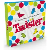 Hasbro Twister Partyspiel mit 2 zusätzlichen Zügen, Finnisch & Schwedisch