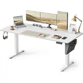 Songmics 180 cm, Elektrisch Höhenverstellbarer Schreibtisch, Memory-Funktion für 4 Höhen