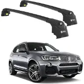 TURTLE DACHTRÄGER AIR-2 , Schwarz BMW X3 F25 2011 - 2017 (SUV)