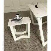 AEA Weißer Moderner Couchtisch Holzmöbel Exklusiver Arbeitszimmer Stil Tisch