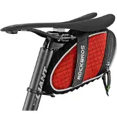 RockBros Satteltasche Fahrradtasche mit Lichthaken 3D Shell Wasserdicht DHL Rot