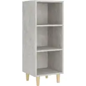 Syfax Sideboard Betongrau 34,5x32,5x90 cm Holzwerkstoff