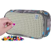 PIXIE CREW Studenten-Federtasche Grau-Blau