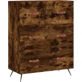 Syfax Kommode Räuchereiche 69,5x34x90 cm Holzwerkstoff
