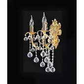 AEA Wandlampe Wandleuchten Wandleuchte Lüster Wand Lampen Kristall Gold