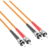 EFB Elektronik Duplex Jumper ST-ST 62,5/125µ, OM1, LSZH, orange, 3.0mm, 20m Hersteller: (O6023.20)