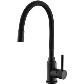 Alveus Mintas - Spültischarmatur mit flexiblem Arm, schwarz matt 1144433