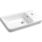 Sapho LUXA Keramik-Waschtisch 55x30cm, weiss