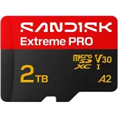 SanDisk Extreme Pro A2 V30 Micro Sdxc 2tb Speicherkarte Mit Adapter