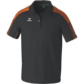 Erima Herren EVO STAR Poloshirt 1112410 S - Schwarz/Orange - S