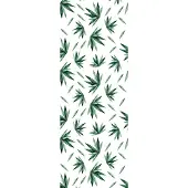 Queence Vinyltapete "Tropische Blätter-Grün", bunt, B:0,9m L:2,5m, Vinyl, Tapeten, Vinyltapete, 90x250cm, selbstklebend, kinderleichte Anbringung,, Sticker