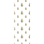 Queence Vinyltapete "Sabrina", gold, B:0,9m L:2,5m, Vinyl, Tapeten, Vinyltapete, 90x250cm, selbstklebend, kinderleichte Anbringung,, Sticker