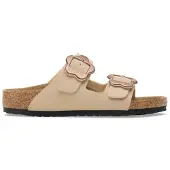 Birkenstock - Kid's Arizona Flower Buckle Birko-Flor - Sandalen Gr 30 - Regular beige