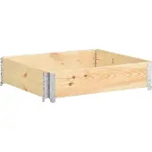 Syfax Hochbeet 100x100 cm Kiefer Massivholz