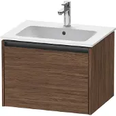 Duravit Waschtischunterschrank Ketho.2 61x48cm, Nussb dkl., 1 Ausz., wandhängend