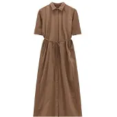 Jeanne Baret - Women's Sumatra Shirt Dress - Kleid Gr 42 braun