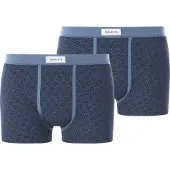 Babista Retro Pants "2er Pack Retropants CARNILO", Herren, Gr. XXL, blau (dunkelblau), Obermaterial: 60% Baumwolle CO. 40% Polyester COOLMAX PES(Coolmax)., Unterhosen Retro Pants