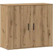 vidaXL Sideboard Artisan-Eiche 80x33x70 cm Holzwerkstoff