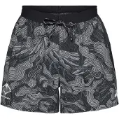 Asics - Fujitrail All Over Print 5'' Short - Laufshorts Gr L schwarz