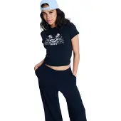 Roxy T-Shirt "Beach Love", Damen, Gr. M, blau (anthrazit), Obermaterial: 100% Baumwolle., Shirts T-Shirt