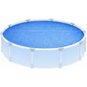 Happy People Pool Solarplane Rund für Framepool Stahlrahmenpool 420 cm Abdeckung