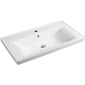 Aqualine SAVA 80 Keramik-Waschtisch 80x46cm, weiss