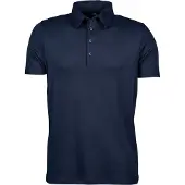 Tee Jays Pima Herren Kurzarm Poloshirt BC3812 (XL) (Marine blau)