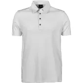 Tee Jays Pima Herren Kurzarm Poloshirt BC3812 (L) (Weiß)