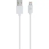 RealPower 255649, 1 m, Lightning, USB A, Männlich, Männlich, Weiß