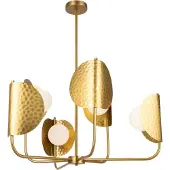 Maytoni Tropic Pendelleuchte Messing - 5-flammig , Glas & Metall