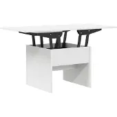 vidaXL Couchtisch Weiß 55 x 54,5 x 45 cm Holzwerkstoff