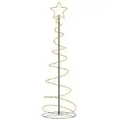 vidaXL LED Weihnachtsbaum 120 LEDs Warmweiß 180 cm