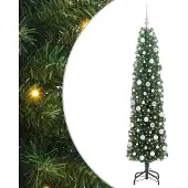 vidaXL Künstlicher Weihnachtsbaum mit 300 LEDs mit Ständer Grün 180 cm