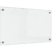 vidaXL Küchenrückwand Transparent 70 x 40 cm Gehärtetes Glas