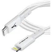 Akashi , USB-C auf Lightning Schnellladekabel (3A), 3m, Weiß